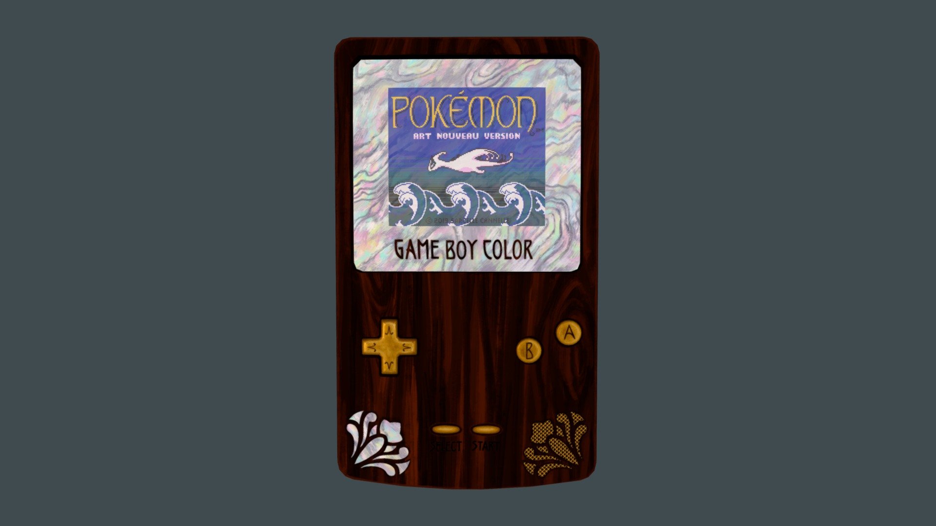 Art Nouveau GameBoy (texture)