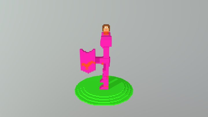 Pink Palidins 3D Model