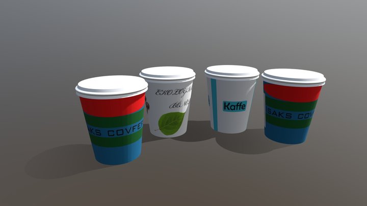 Kaffemuggar 3D Model