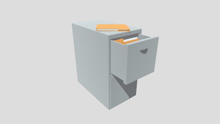File_Folder_drawer 3D Model