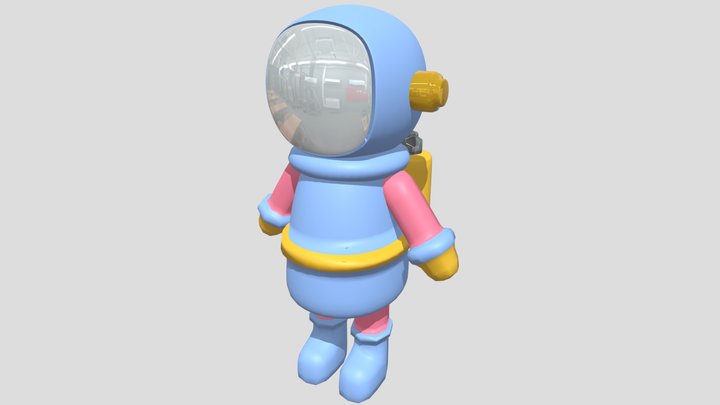 Space Person13 3D Model