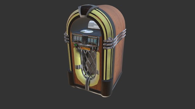 Wurlitzer jukebox 3D Model