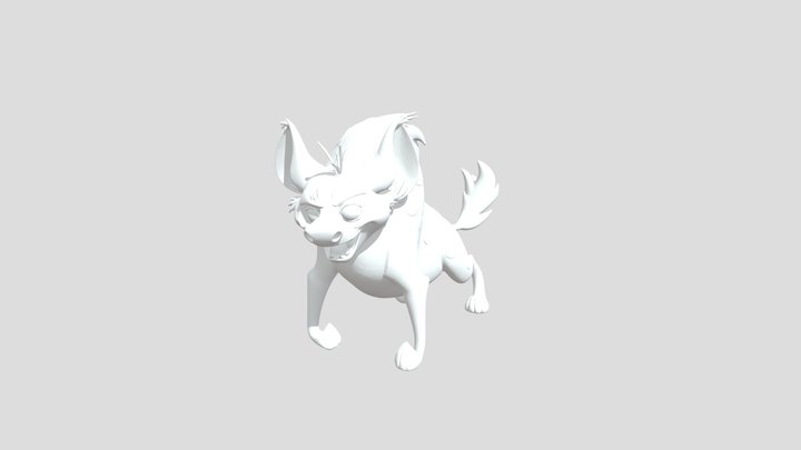 Hyena Character 3D Model