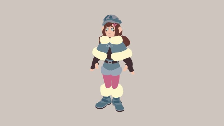 Poppin' Winter Clothes 3D Model