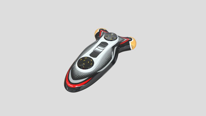 Sonic Riders Zero Gravity: Black Shot CGI 3D Model