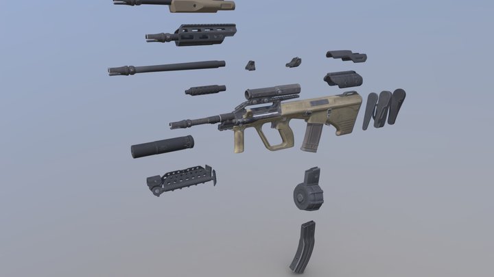 Call of Duty: Black Ops 6 - ABR A1 – Gratis 3D-model STL