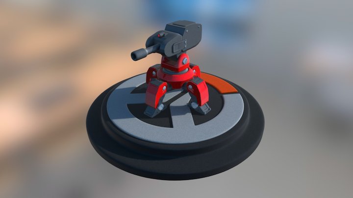 Overwatch Torbjörn's Turret 3D Model