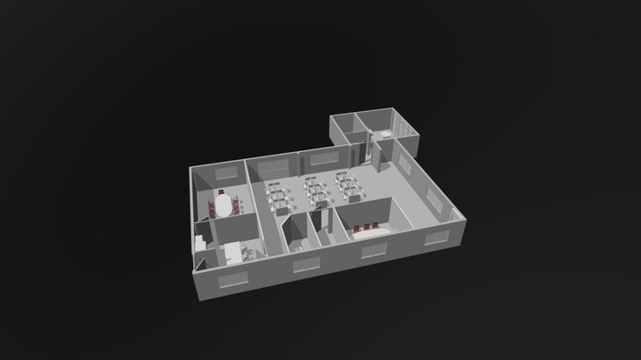 WB_office_unit10 3D Model