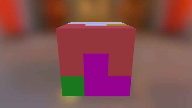 Puzzle Cube 3D Model