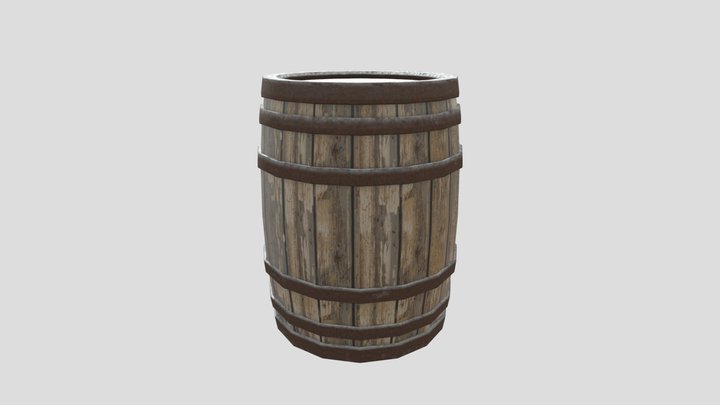 Barrel 3D Model