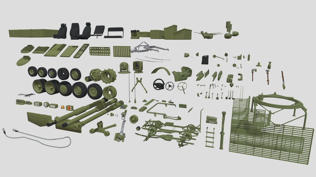 Military Landvehicle Kit 1.2 (CC0)