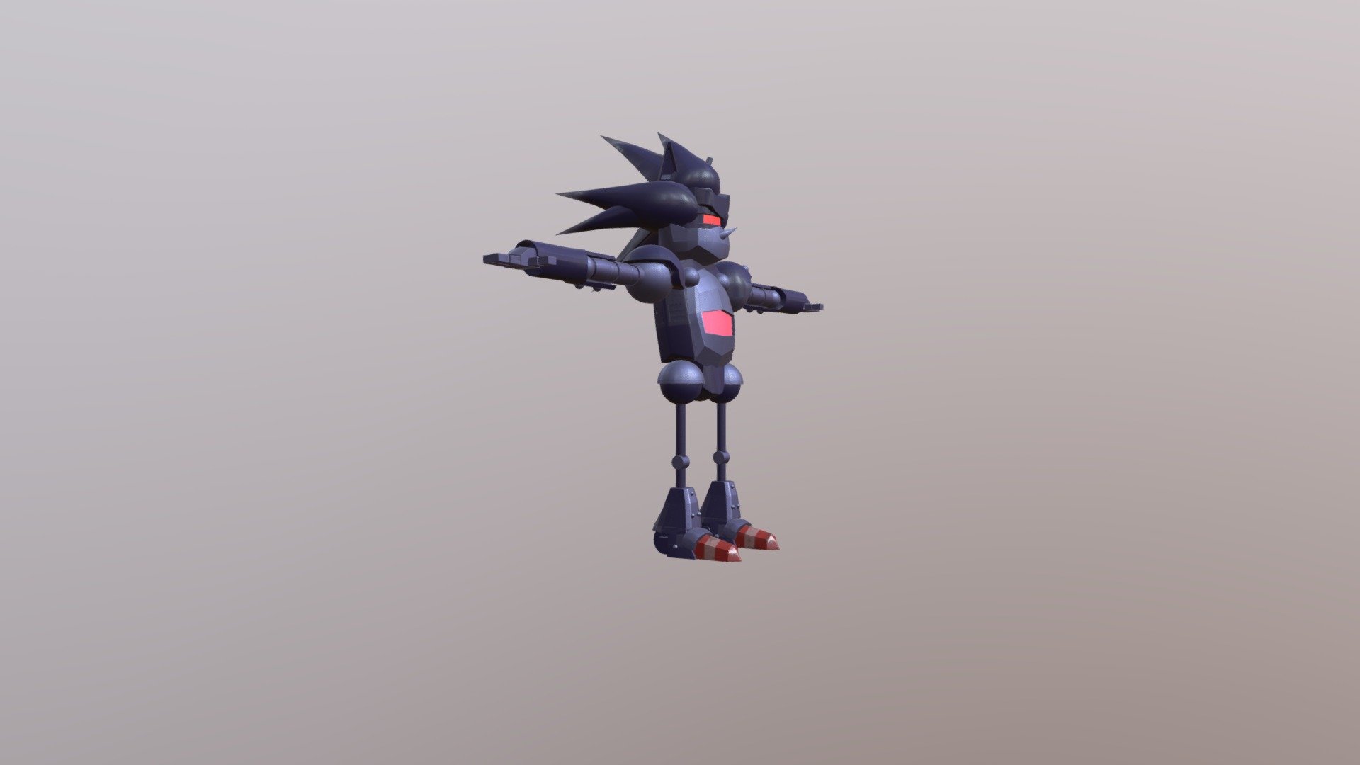 Mecha Sonic - Download Free 3D model by Tromak (@htromak) [3f5fa85]