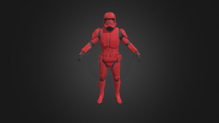 Sith trooper || Episode IX: TROS 3D Model