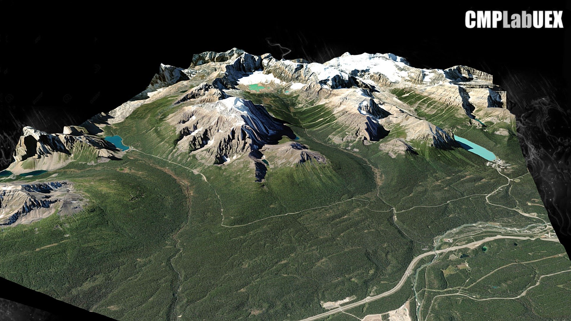 Valle de los Diez Picos, Alberta, Canadá.