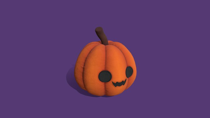 Pumpkin Plush 3D Model