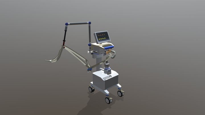 Ventilador SynoVent E5 - UCI 3D Model