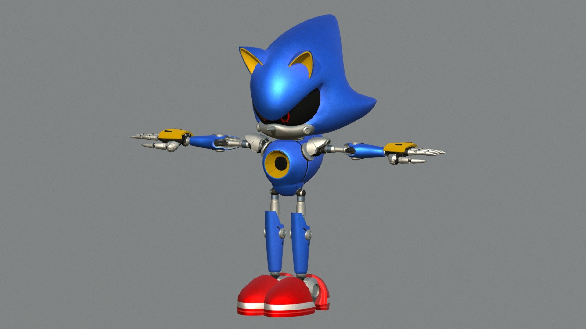 9 Ideas For Metal Sonic 3d Model Patio Mockup Images