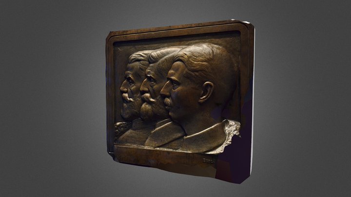 Carol I, Ferdinand și Carol al II-lea 3D Model