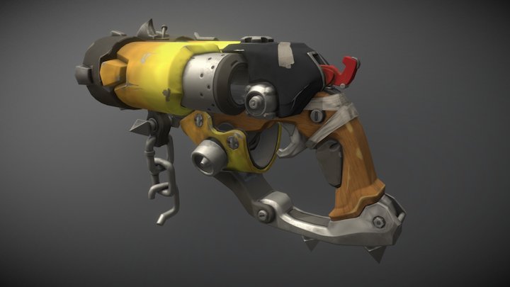 Roadhog Gun 3D Model