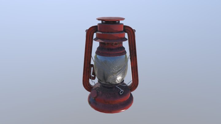 4w0tjxp6ojpc-old Lantern Pbr 3D Model