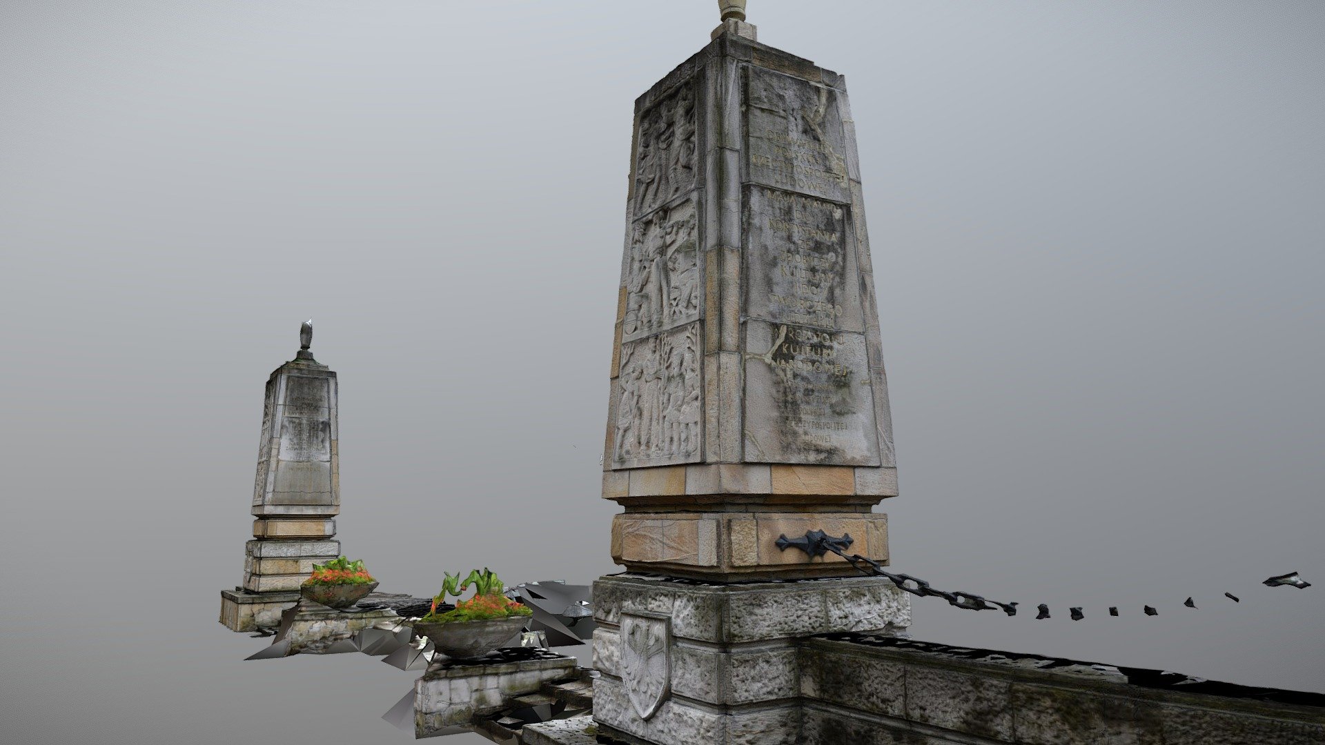 Pylony — Sketchfab embed 3D viewer