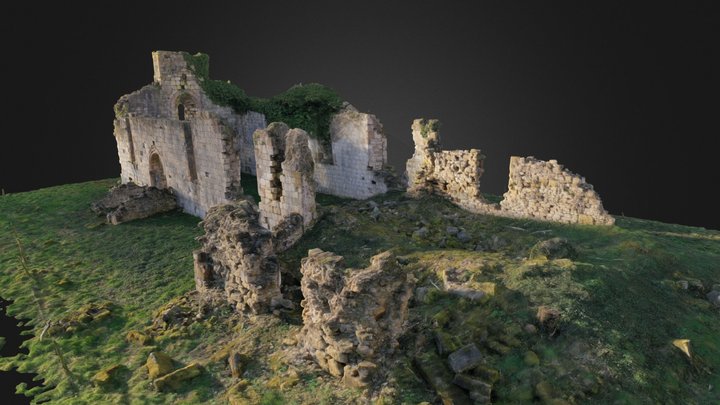 St Thomas à Becket Church, Grindon 3D Model