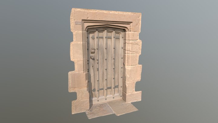 Lindisfarne upper door 3D Model