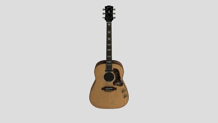 1962/1964 Gibson J-160E Stripped – Modèle 3D gratuit STL