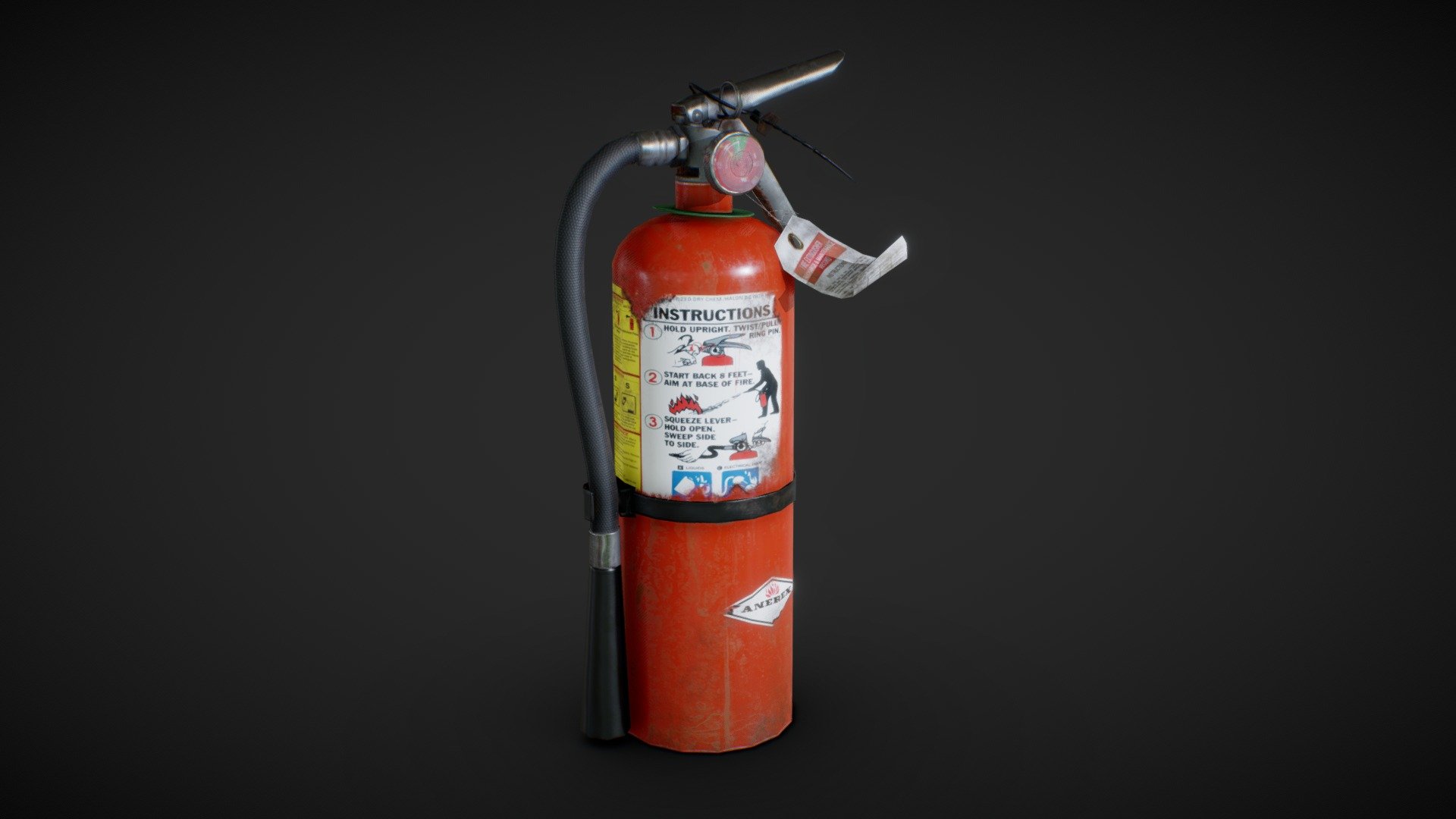 Fire Extinguisher (low poly game ready asset) - Download Free 3D model ...