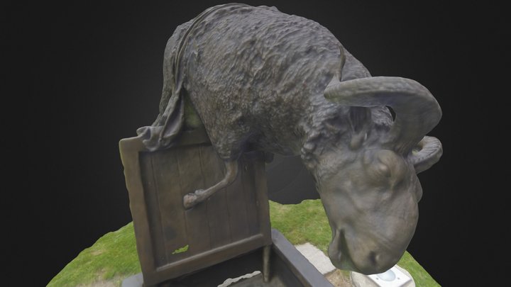 Sheep sculpture 3D Model