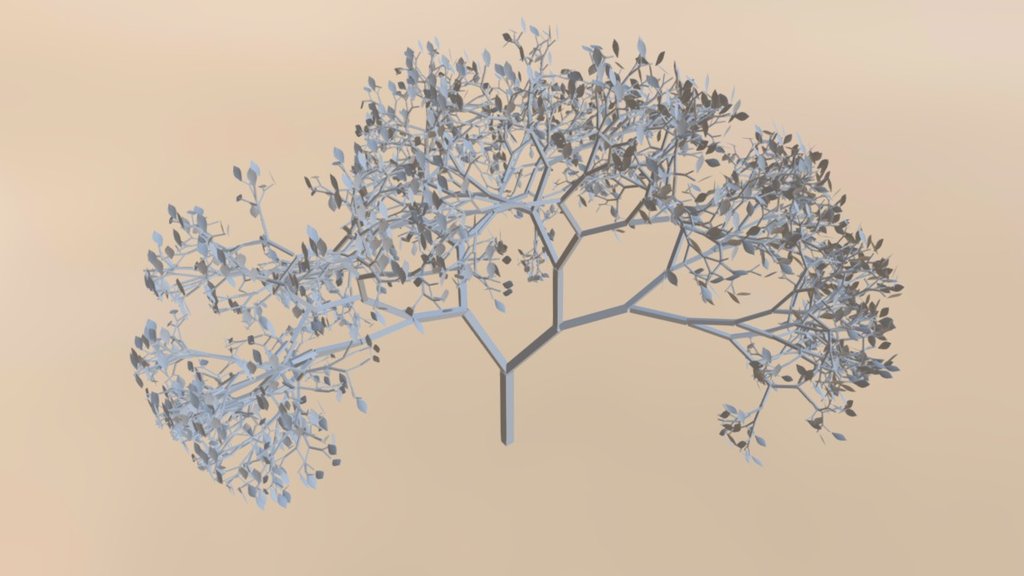 Fractal Tree3D Test - 3D model by Lars Magnus Nyland (@fishbait ...