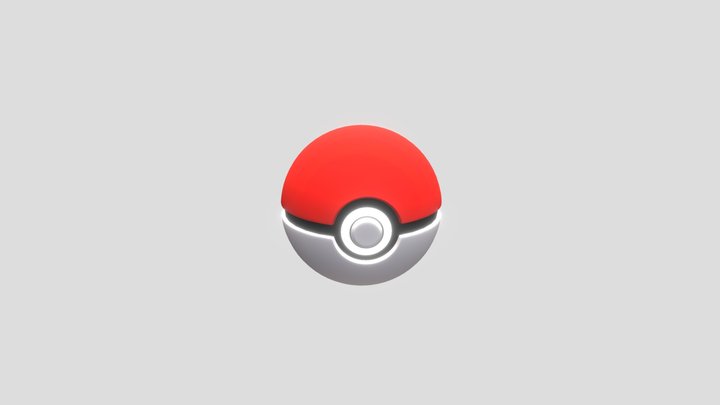 Pokeball 3D Model