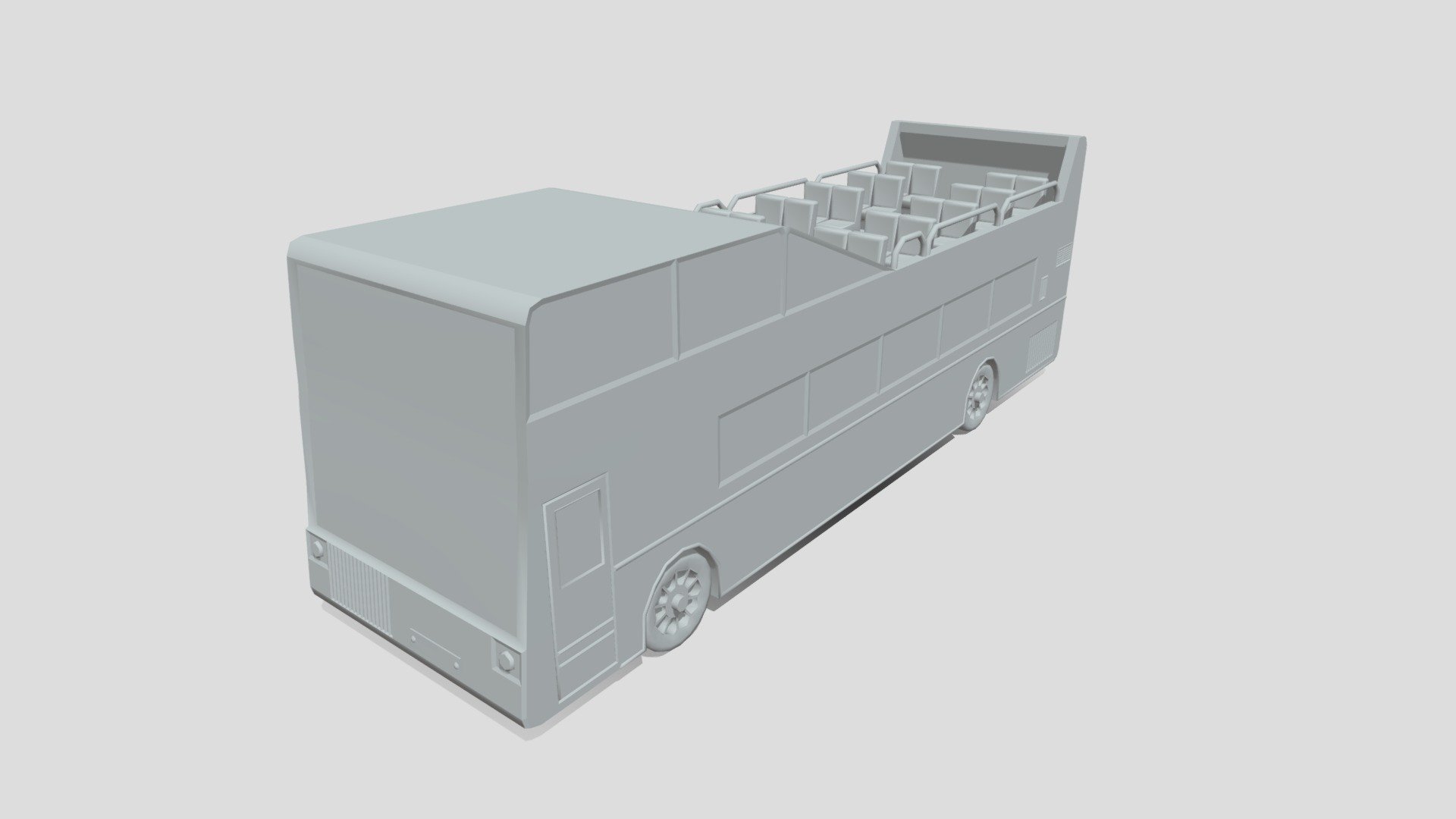 Open Top Bus - 3D model by phantompeaches [91ffb58] - Sketchfab