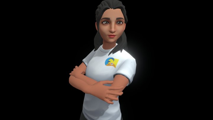Sherly Character 3D Model