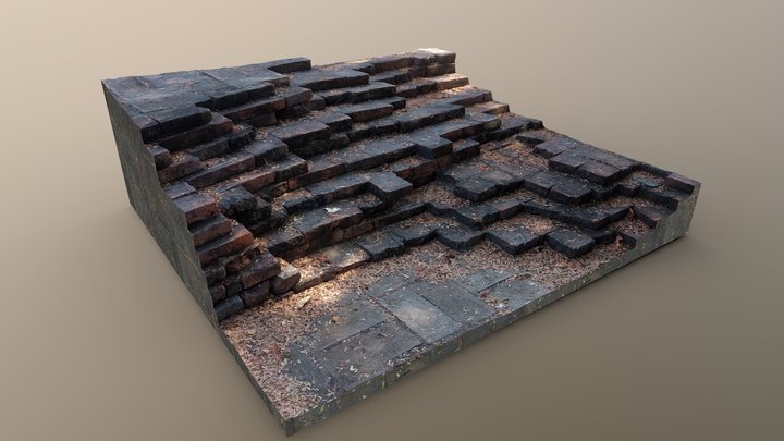 Abstract Brick 3D Model