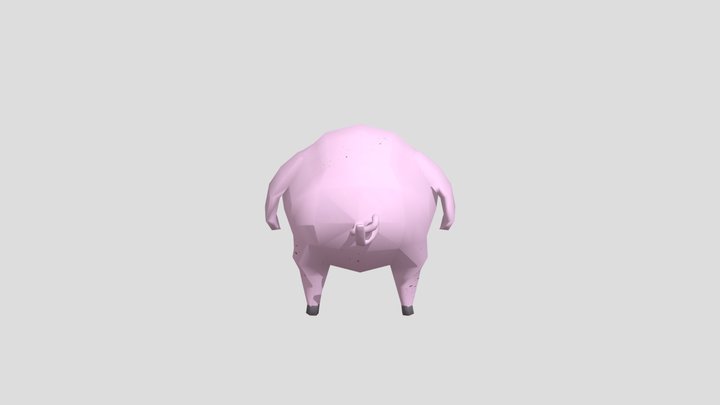 Sm_Pig_ 3D Model