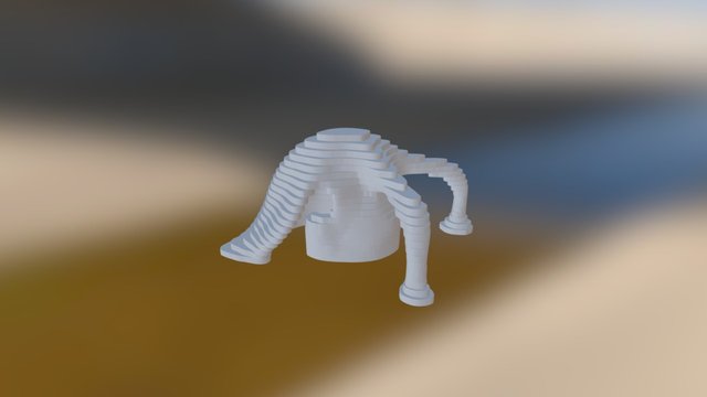 Abrigo 123D Make 3D Model