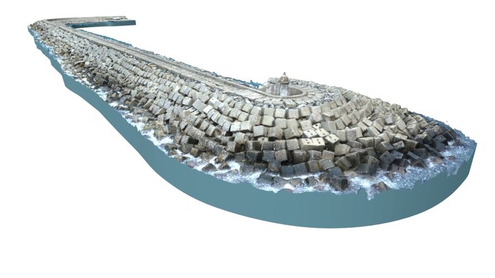 KİLİMLİ PORT / ANAMENDİREK (MAIN BREAKWATER) 3D Model