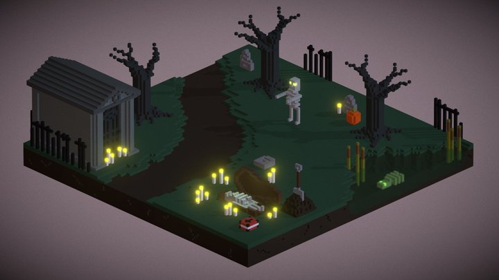 Graveyard 3D Model