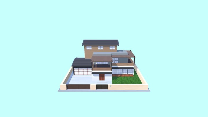 Dream House FBX 3D Model
