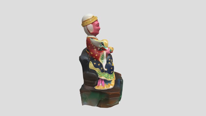 地主婆 3D Model