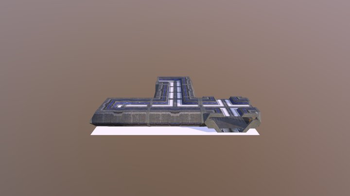 tileset interior example created in 3DS Max 3D Model