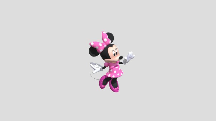 Minnie_mouse_clubhouse_version 3D Model