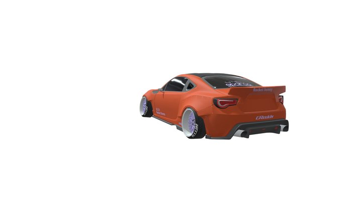 subaru_brz_rocket_bunny 3D Model