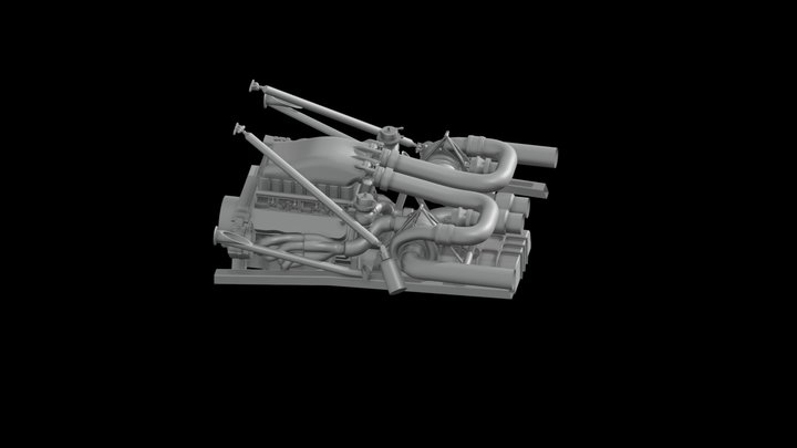 Engine Test F5 3D Model