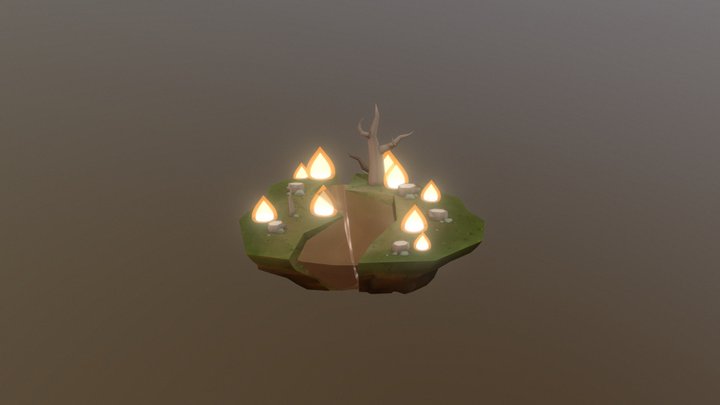 Desmatamento da Amazônia 3D Model