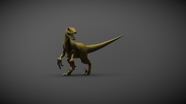 Velociraptor 3D Model