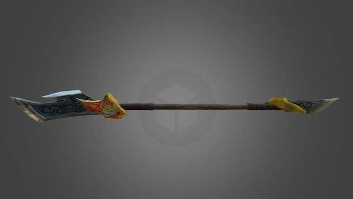 Ancient spear 3D Model