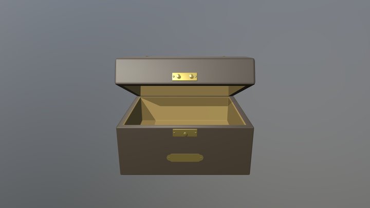 Crate 3D Model