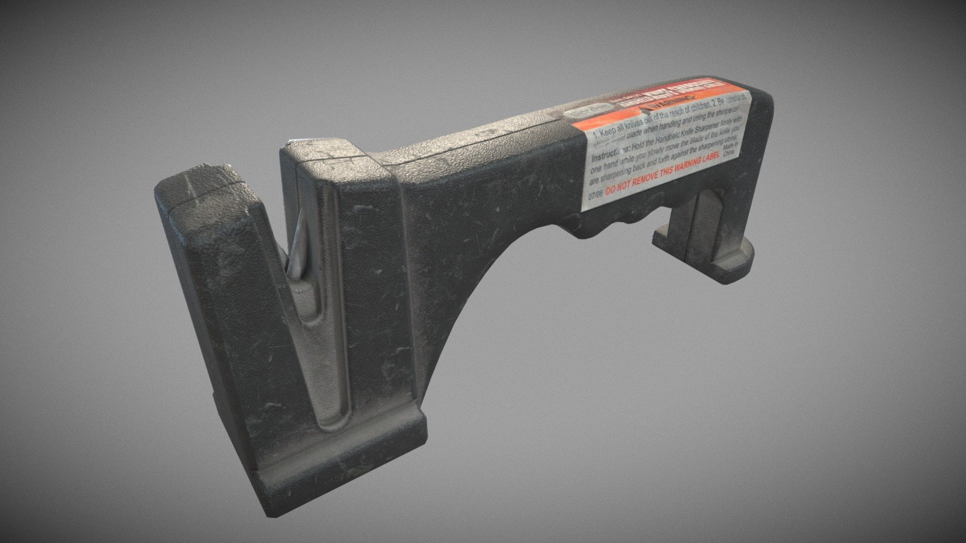 Gordon handheld Knife Sharpener Buy Royalty Free 3D model by Frankie